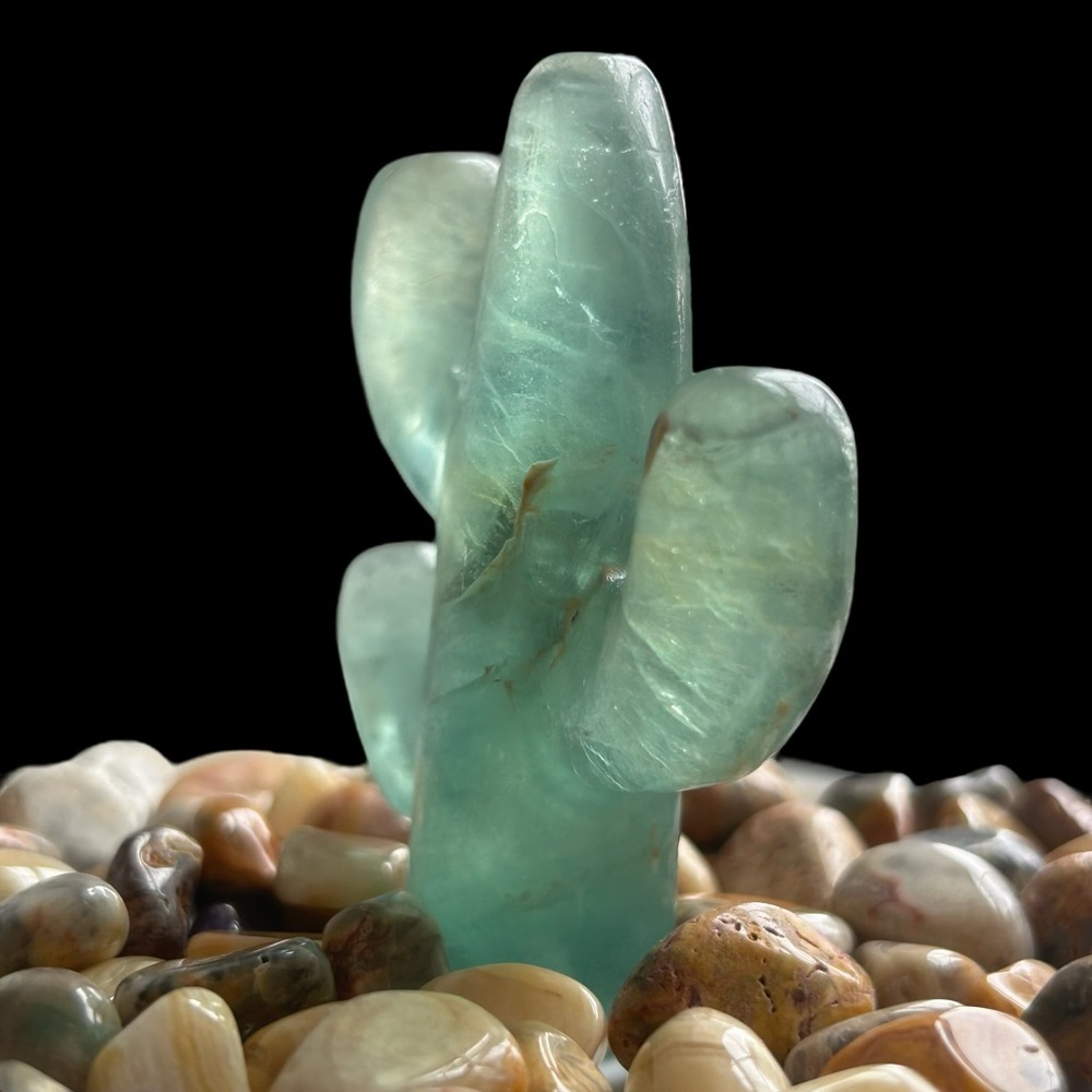 Green Fluorite Cactus - Picture 5 of 9
